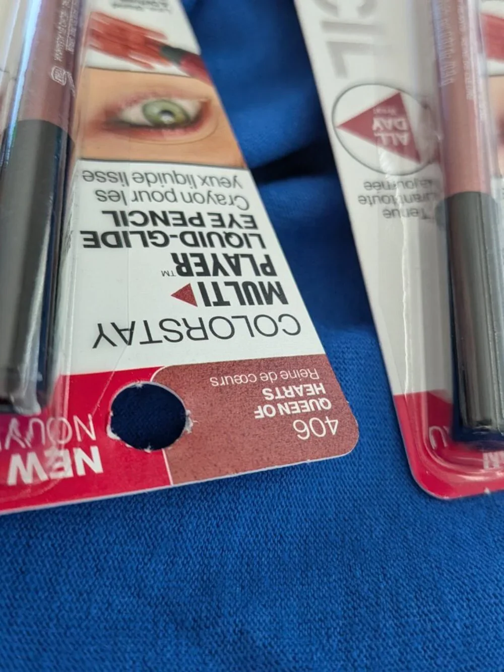Lot of 2 NWT Revlon COLORSTAY Multiplayer Eye Pencil Queen of Hearts